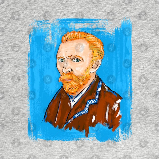 Denizko Art Van Gogh Self Portrait by denizko